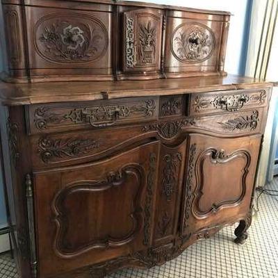 French Provincial Antique Sideboard