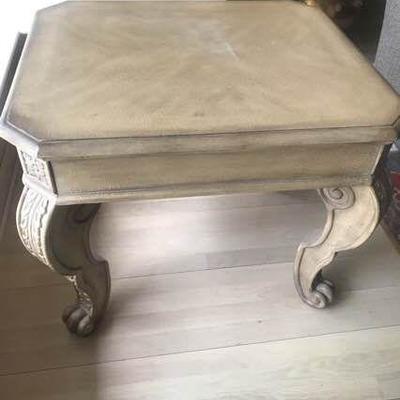 Faux Chagreen Table