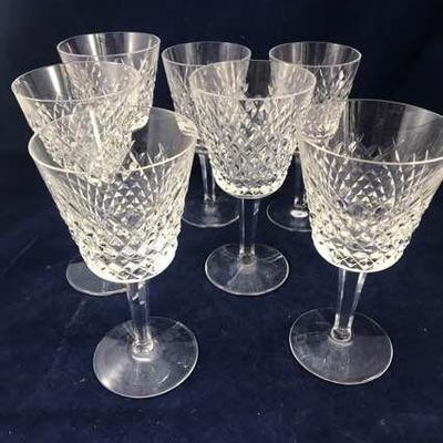 Seven Waterford Goblets