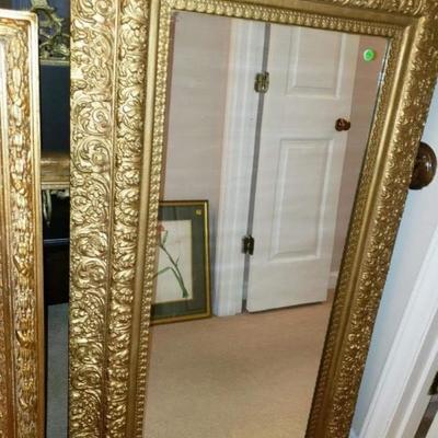 Large beveled mirror