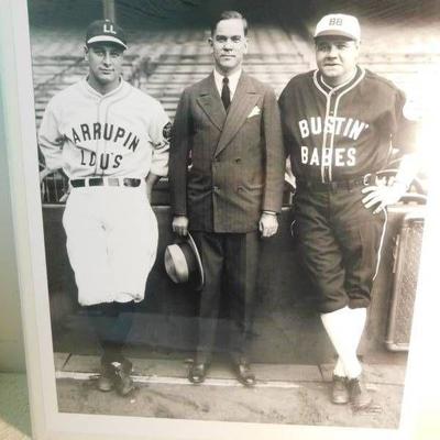 Babe Ruth, Lou Gehrig & Christy White