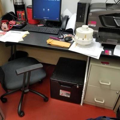 Computer Desk and Chair