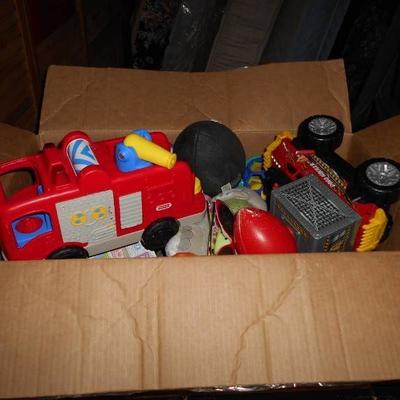 Box Lot of Misc Toys