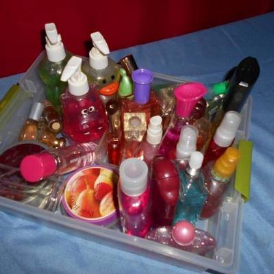 Misc Lot of Perfumes and Hand Gel  Lotions