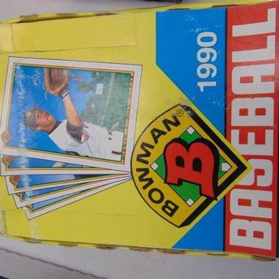 Box of 1990 Bowman Baseball Cards Stars and Common ...