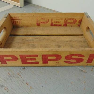 Pepsi-Cola Wooden Box
