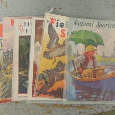 Lot of 6 Vintage Sporting Magazines