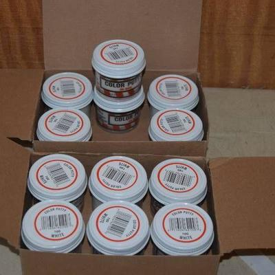 12 Jars Color Putty White Wood Putty
