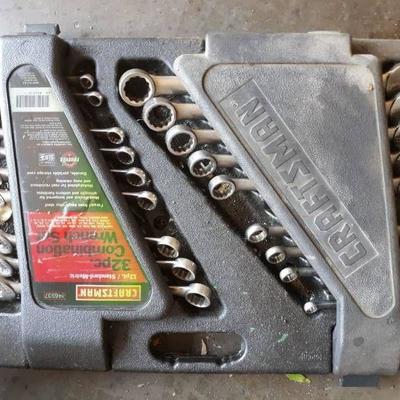 Craftsman 32 Pc Combination Wrench Set and 5 pc Co ...