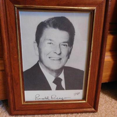 1980 Autographed Photo of President Reagan