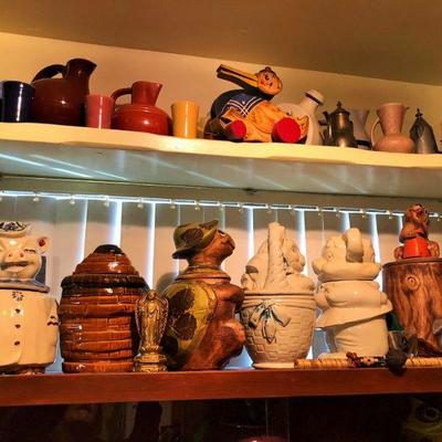 Vintage Cookie Jars and Pottery