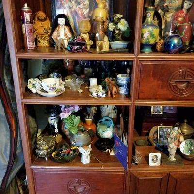 Japanese Dolls and Entertainment Cabinet 