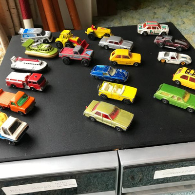 Matchbox cars lot