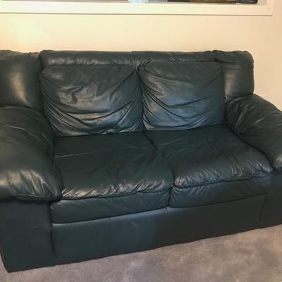 Leather sofa $295