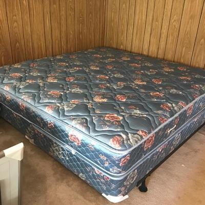 Queen box spring and mattress $95