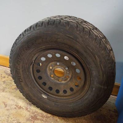 Tire on Rim LT265-70R17 Cooper Tires 17 1 2 Rim