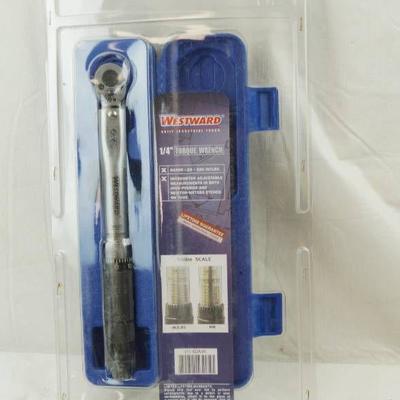 Westward 1 4 Torque Wrench w Case in Original Pac ...