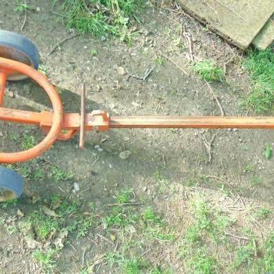 solid wheel barrel dolly - would make great traile ...
