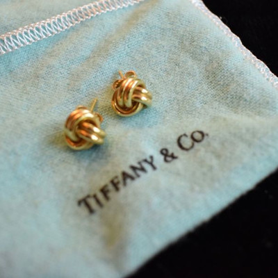 Tiffany & Co. gold earrings