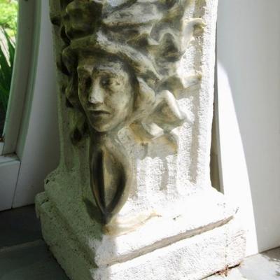 Concrete pedestal