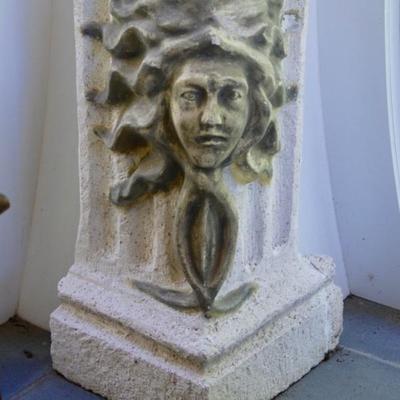 Concrete pedestal