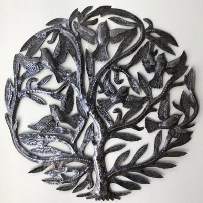 Haitian metal art, handcrafted from steel drums
