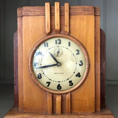Westclox Art Deco clock