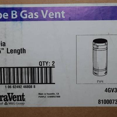 2 Duravent Type B Gas Vents