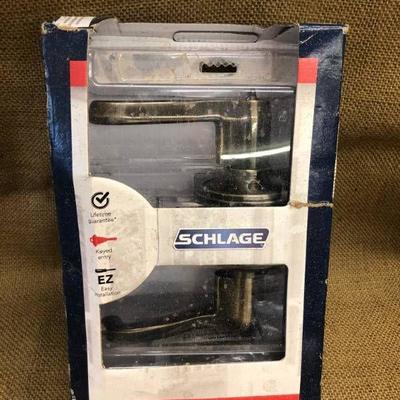Schlage Key Entry - Style Flair Lever - Original P ...
