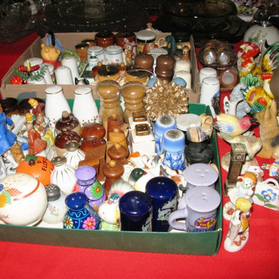 Salt and pepper shaker collection