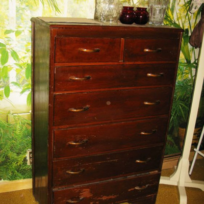 tall chest of drawers    BUY IT NOW $ 45.00