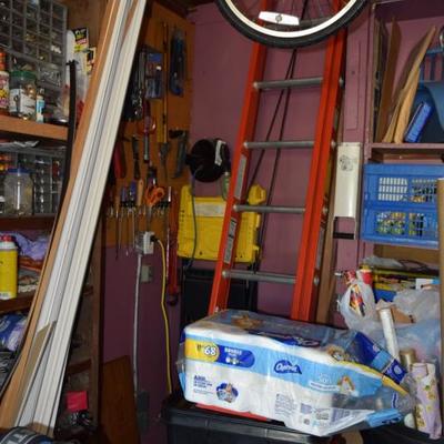Ladder, Tools, Garage Items