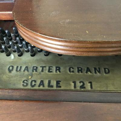 Antique Chickering & Sons  of Boston
Quarter Grand Piano
121 Scale
Made in early 1900