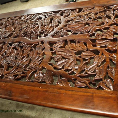  Hand Crafted Solid Mahogany Dining Room Table with â€œThe Last Supperâ€ Carving

with Custom Glass Tops and 12 Matching Hand Carved...