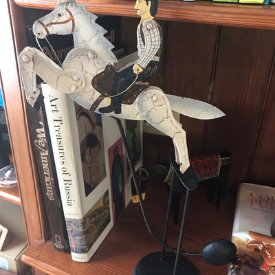 Balancing cowboy $65