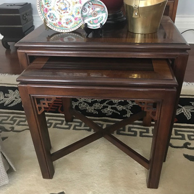 Nesting tables $175
24 X 18 X 22"