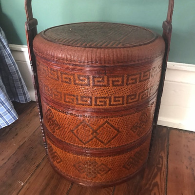 Chinese rice wedding basket $150