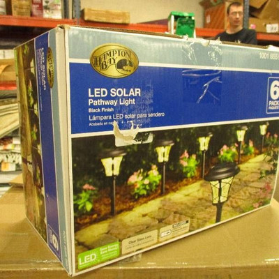 LED Solar Pathway Lights 6 PACK