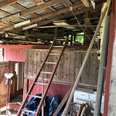 Fiberglass ladder $10
Barn wood, scrap, molding (bundle price)
