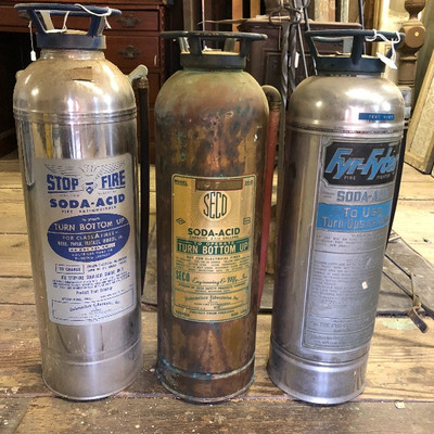 Vintage fire extinguishers $20 ea