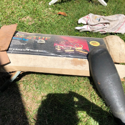 Vintage Hot stuff banana seat kit $4
