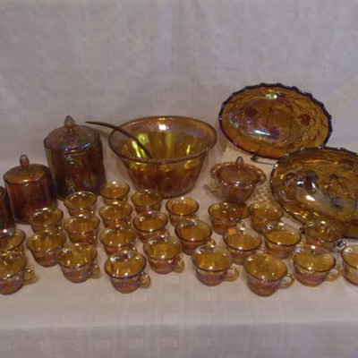 Marigold Carnival Glass