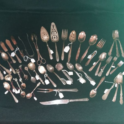 Assorted Vintage Silver Plated Flatware
