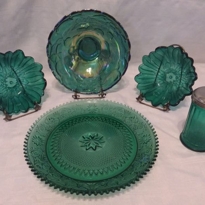 Tiara Glass Bowl and Platter