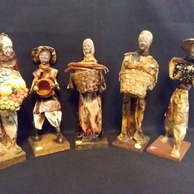 Vintage Paper Mache Dolls