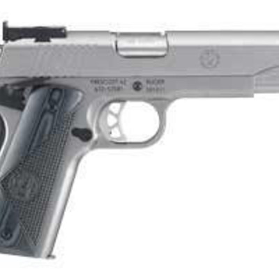 1222: 	
Ruger SR1911 Target Model .45AP Semi-Automatic Pistol, Non CA Compliant
Serial Number: 673-11822 
Barrel Length: 5