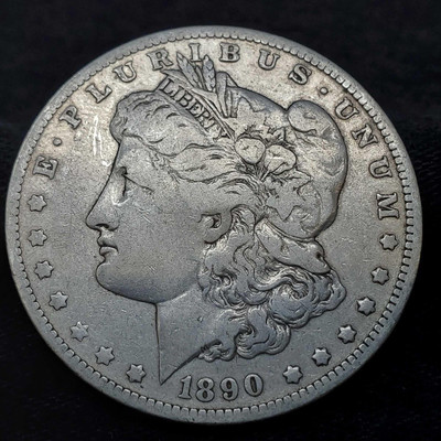 856: 	
1890 Morgam Silver Dollar, New Orleans Mint
1890 Morgam Silver Dollar, New Orleans Mint