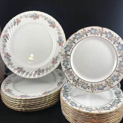 Bone China Dinner and Luncheon Plate Sets