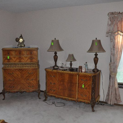 Another view of Bid Package #2-French Antique Bedroom Set