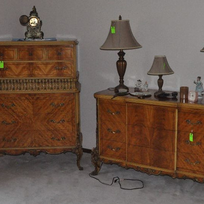 Another view of Bid Package #2-French Antique Bedroom Set